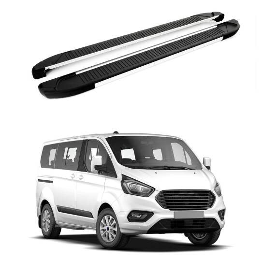 TURTLE Fits Ford Custom 2012-2023 / Swb Side Step Another Silver