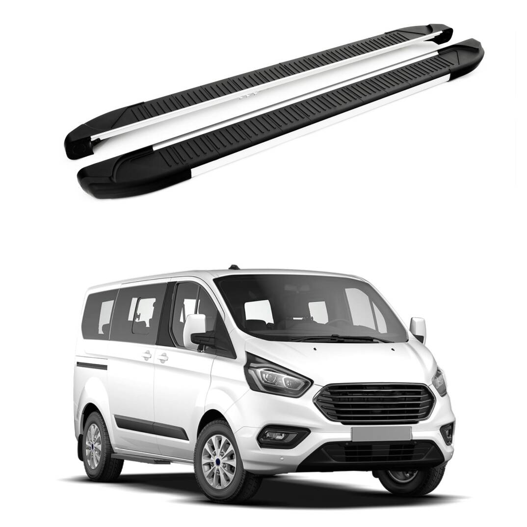TURTLE Fits Ford Custom 2012-2023 / Swb Side Step Another Silver - 1