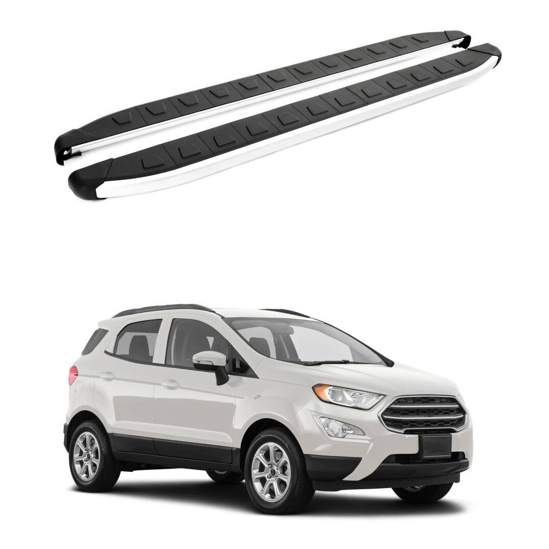TURTLE Fits Ford Ecosport 2013-2025 Side Step Alyans Silver - 1
