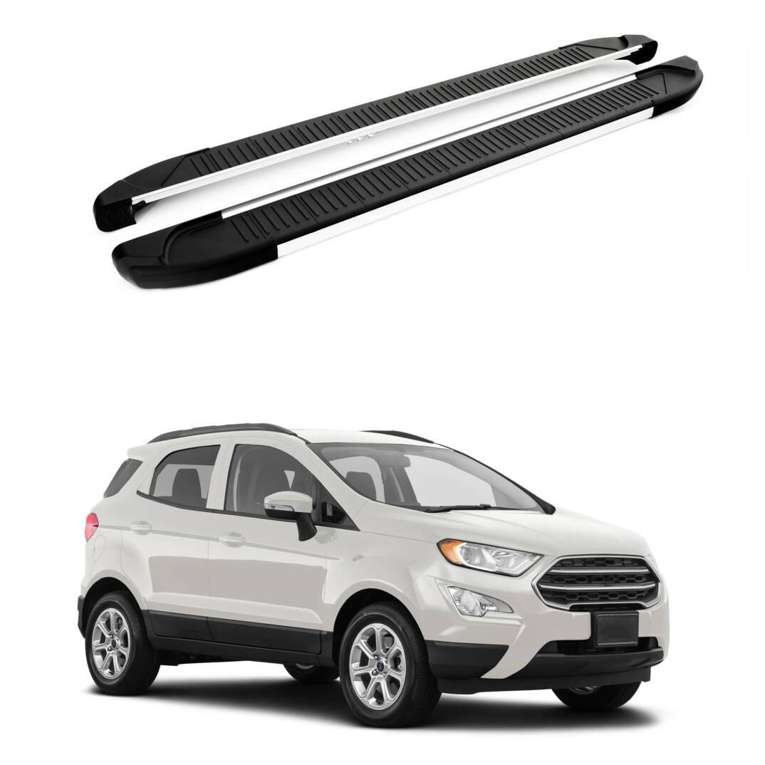 TURTLE Fits Ford Ecosport 2013-2025 Side Step Another Silver - 1