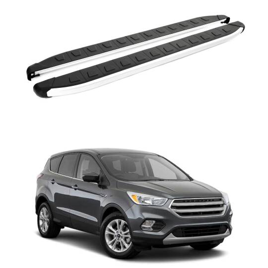 TURTLE Fits Ford Escape (C520) 2013-2019 Side Step Alyans Silver
