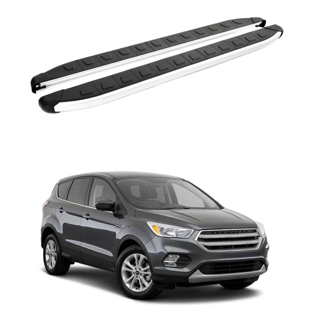 TURTLE Fits Ford Escape (C520) 2013-2019 Side Step Alyans Silver - 1