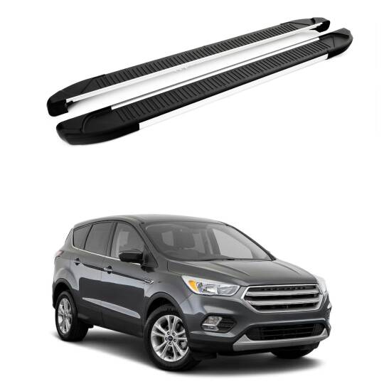 TURTLE Fits Ford Escape (C520) 2013-2019 Side Step Another Silver
