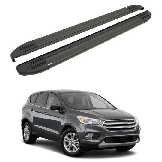TURTLE Fits Ford Escape (C520) 2013-2019 Side Step Brillant Black