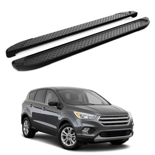 TURTLE Fits Ford Escape (C520) 2013-2019 Side Step Sapphire V1 Black