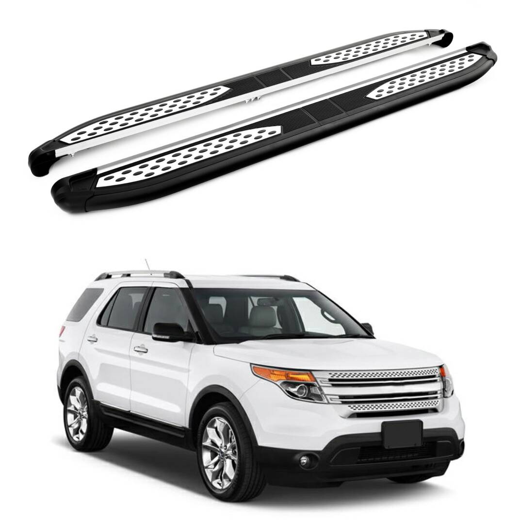 TURTLE Fits Ford Explorer (U502) 2011-2015 Side Step Plus Black - 1