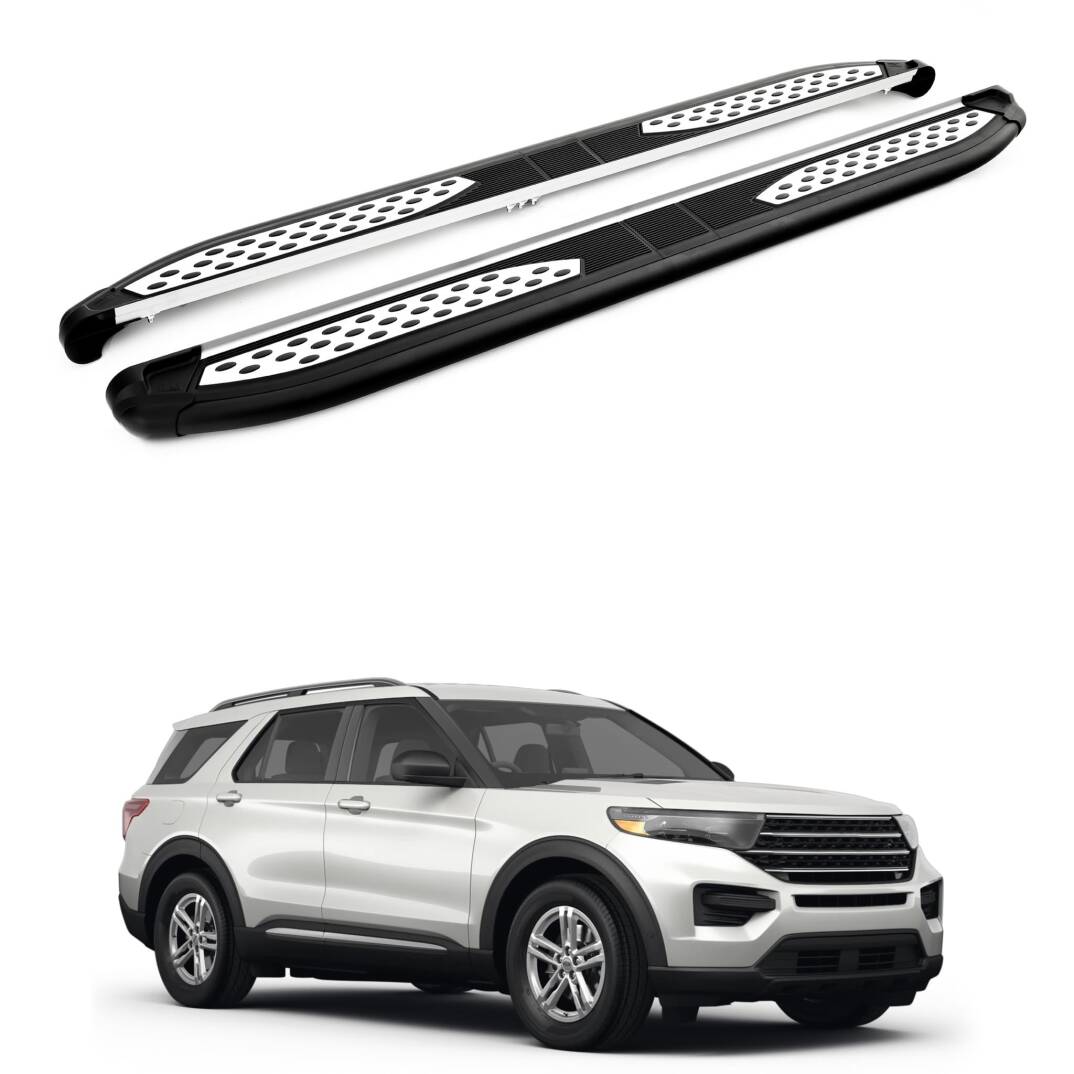 TURTLE Fits Ford Explorer (U625) 2020-2025 Side Step Plus Black - 1