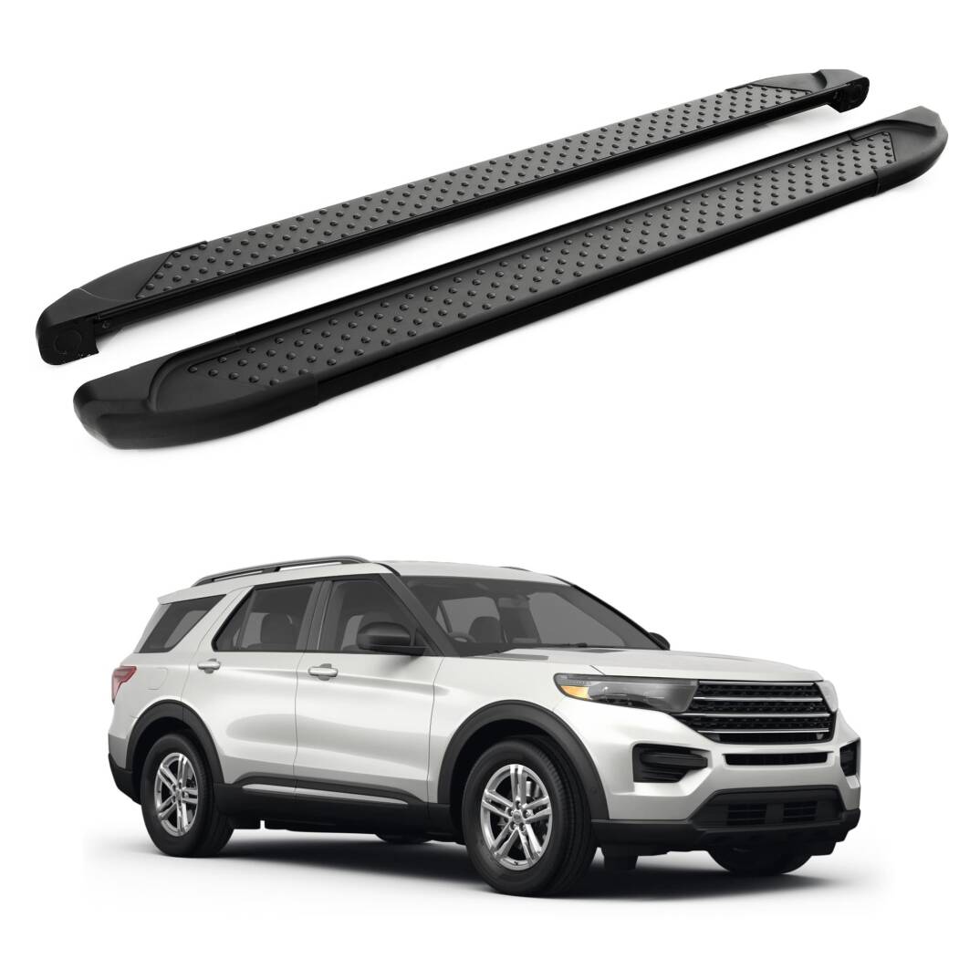TURTLE Fits Ford Explorer (U625) 2020-2025 Side Step Sapphire V1 Black - 1