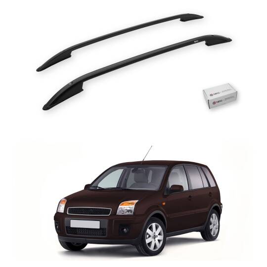 TURTLE Fits Ford Fusion 2002-2012 Roof Rail Crown Black