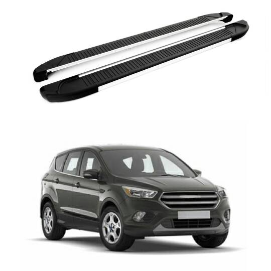 TURTLE Fits Ford Kuga (C520) 2013-2019 Side Step Another Silver