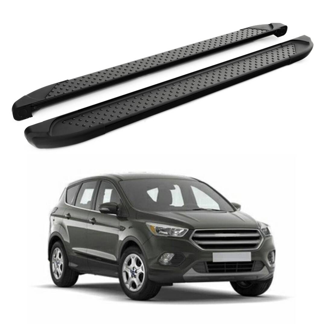 TURTLE Fits Ford Kuga (C520) 2013-2019 Side Step Sapphire V1 Black - 1
