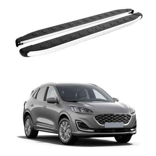 TURTLE Fits Ford Kuga (Cx482) 2020-2025 Side Step Alyans Silver