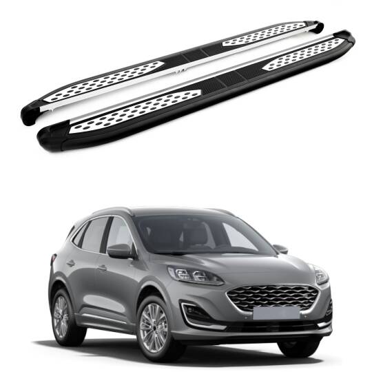 TURTLE Fits Ford Kuga (Cx482) 2020-2025 Side Step Plus Black