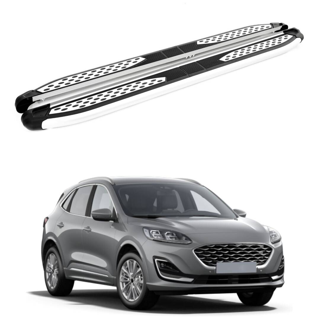 TURTLE Fits Ford Kuga (Cx482) 2020-2025 Side Step Plus Silver - 1