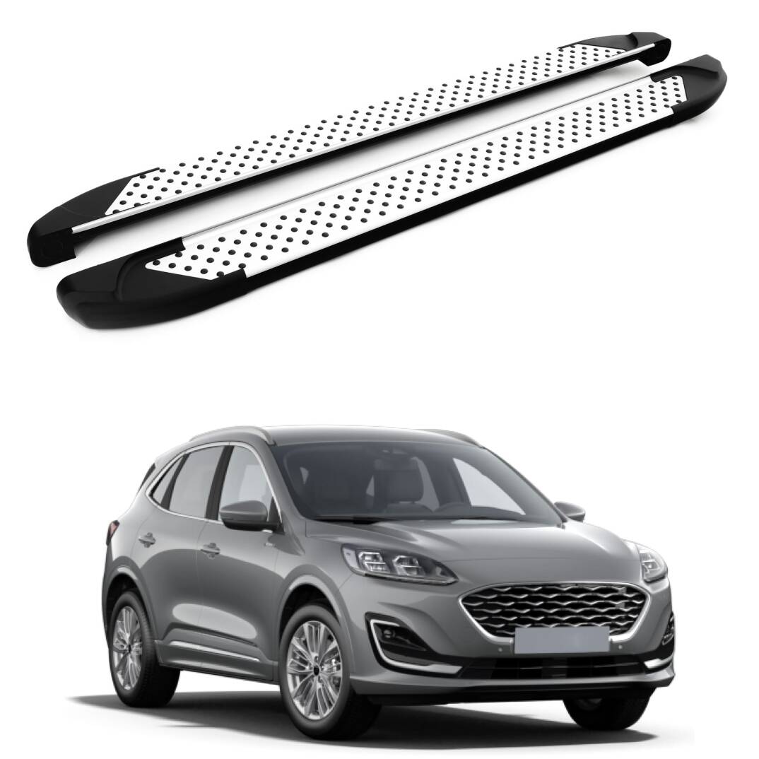 TURTLE Fits Ford Kuga (Cx482) 2020-2025 Side Step Sapphire V1 Silver - 1