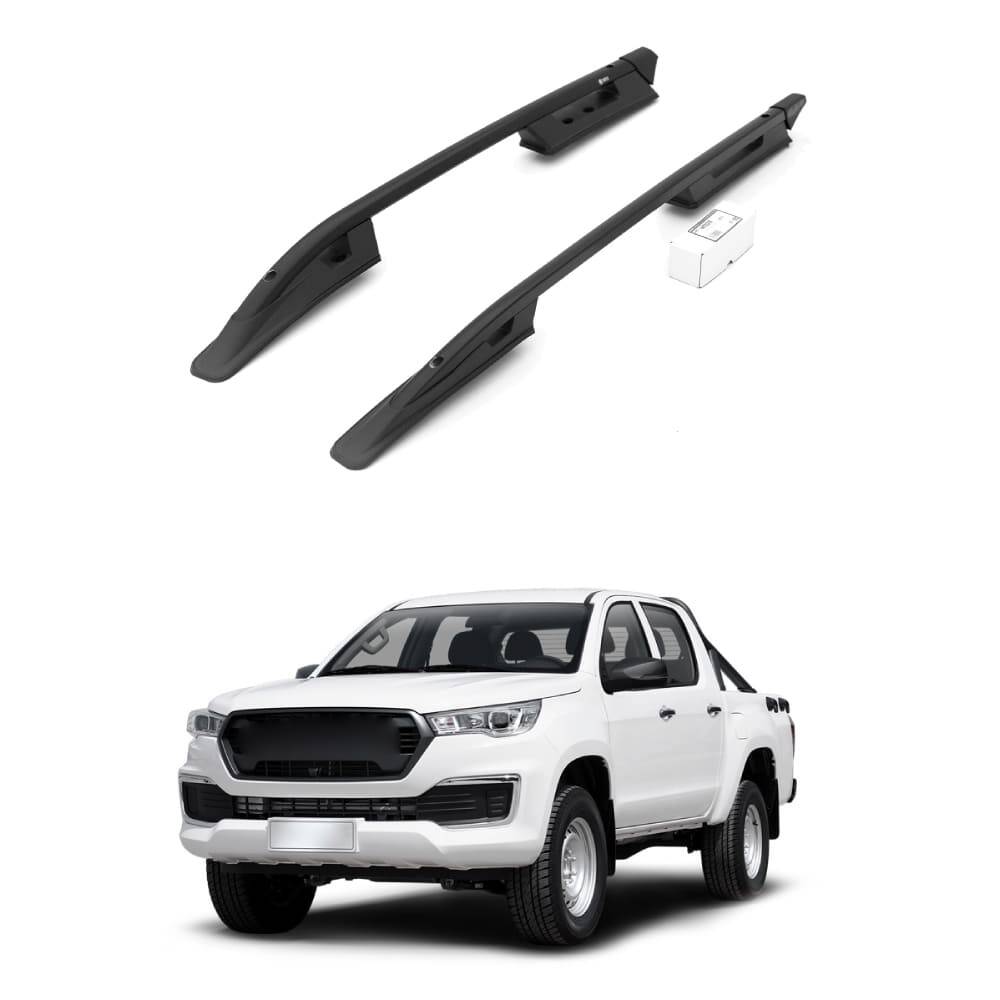 TURTLE Fits Foton Tunland G7 2024-2025 Roof Rail Falcon Black - 1