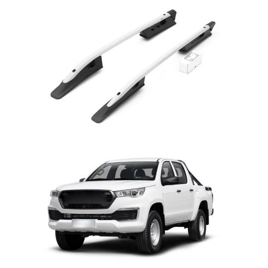 TURTLE Fits Foton Tunland G7 2024-2025 Roof Rail Falcon Silver