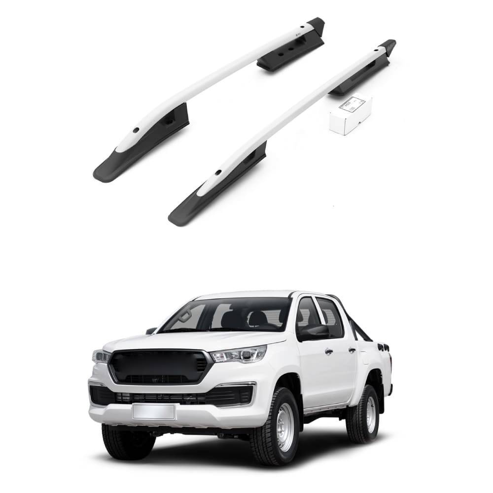 TURTLE Fits Foton Tunland G7 2024-2025 Roof Rail Falcon Silver - 1