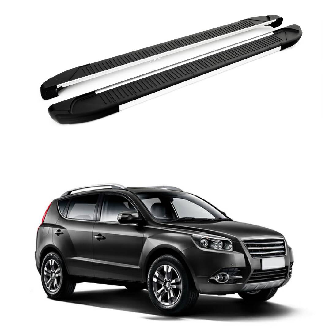 TURTLE Fits Geely Emgrand X7 2014-2022 Side Step Another Silver - 1
