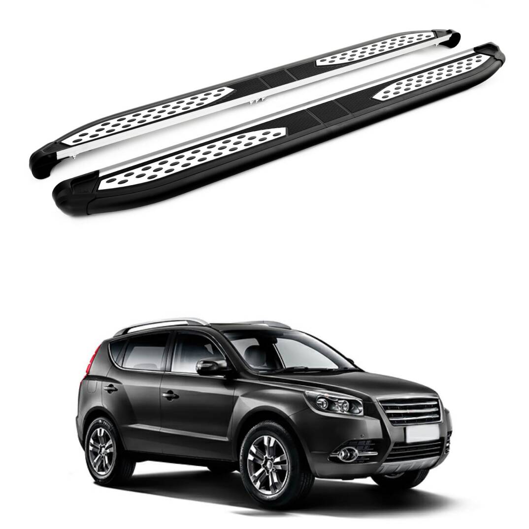 TURTLE Fits Geely Emgrand X7 2014-2022 Side Step Plus Black - 1