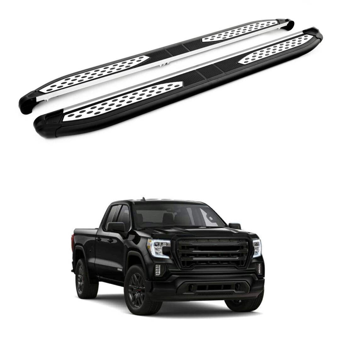 TURTLE Fits Gmc Sierra (5Th) 2019-2025 Side Step Plus Black - 1
