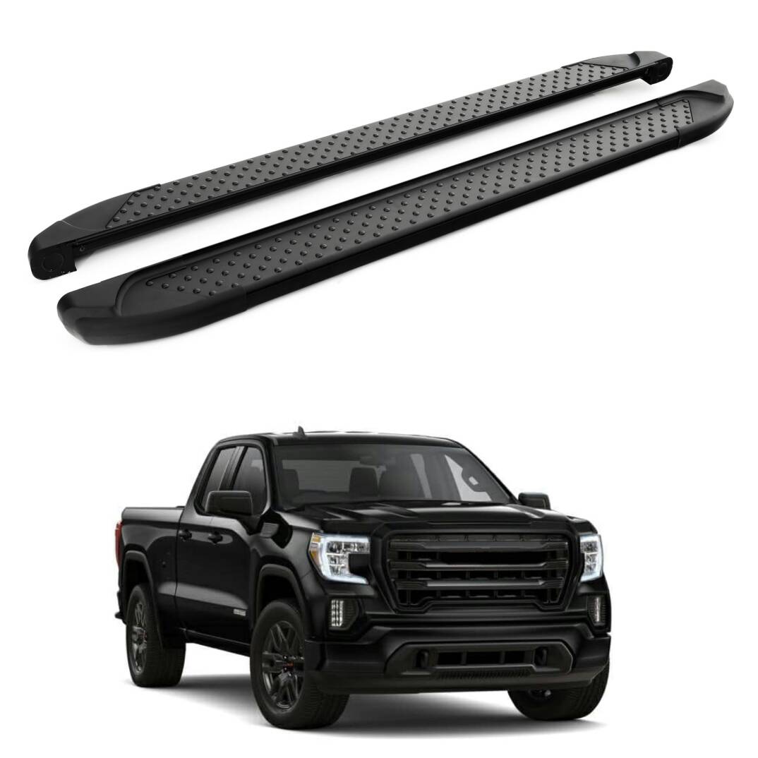 TURTLE Fits Gmc Sierra (5Th) 2019-2025 Side Step Sapphire V1 Black - 1