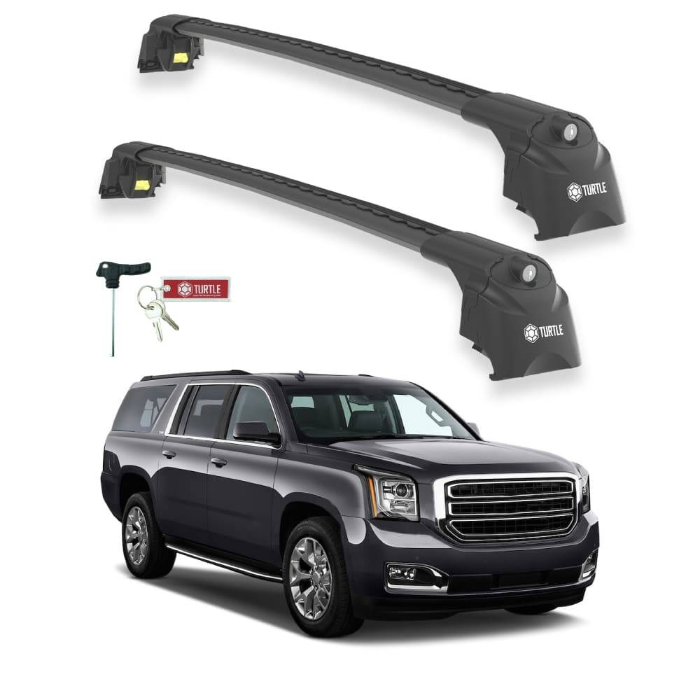 TURTLE Fits Gmc Yukon (Gmtk2Ug) 2015-2020 Roof Rack Air2 Black - 1