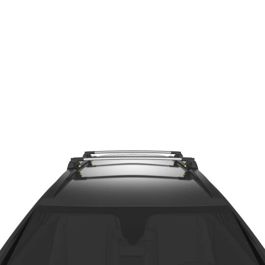 TURTLE Fits Gmc Yukon (Gmtk2Ug) 2015-2020 Roof Rack Air2 Silver - 4