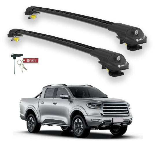 TURTLE Fits Great Wall Cannon 2019-2025 Roof Rack Air1 Black