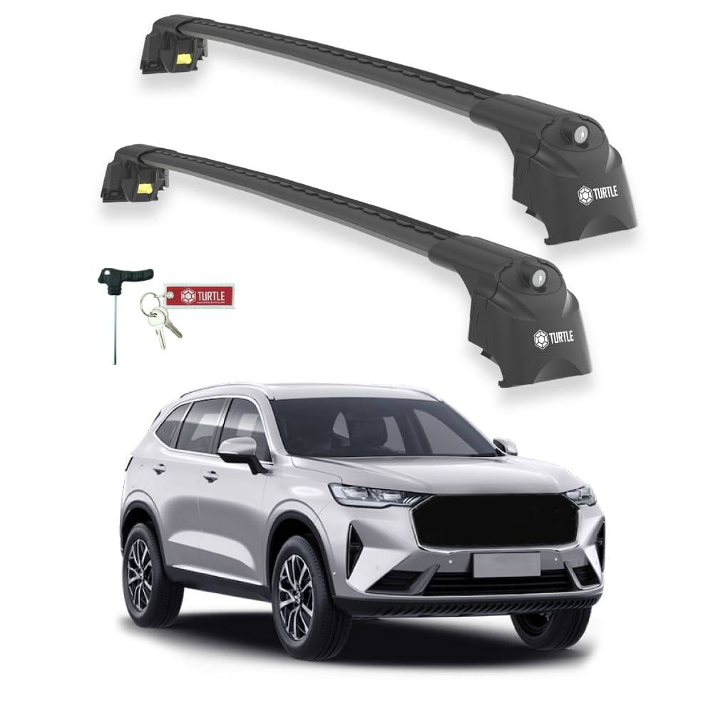 TURTLE Fits Great Wall Haval H6 2017-2025 Roof Rack Air2 Black - 1