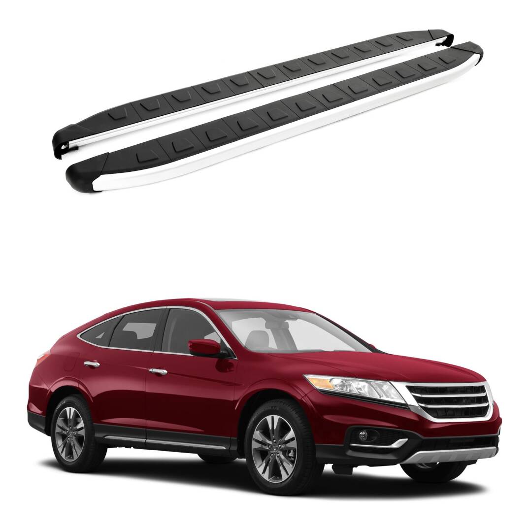 TURTLE Fits Honda Accord Crosstour 2010-2015 Side Step Alyans Silver - 1