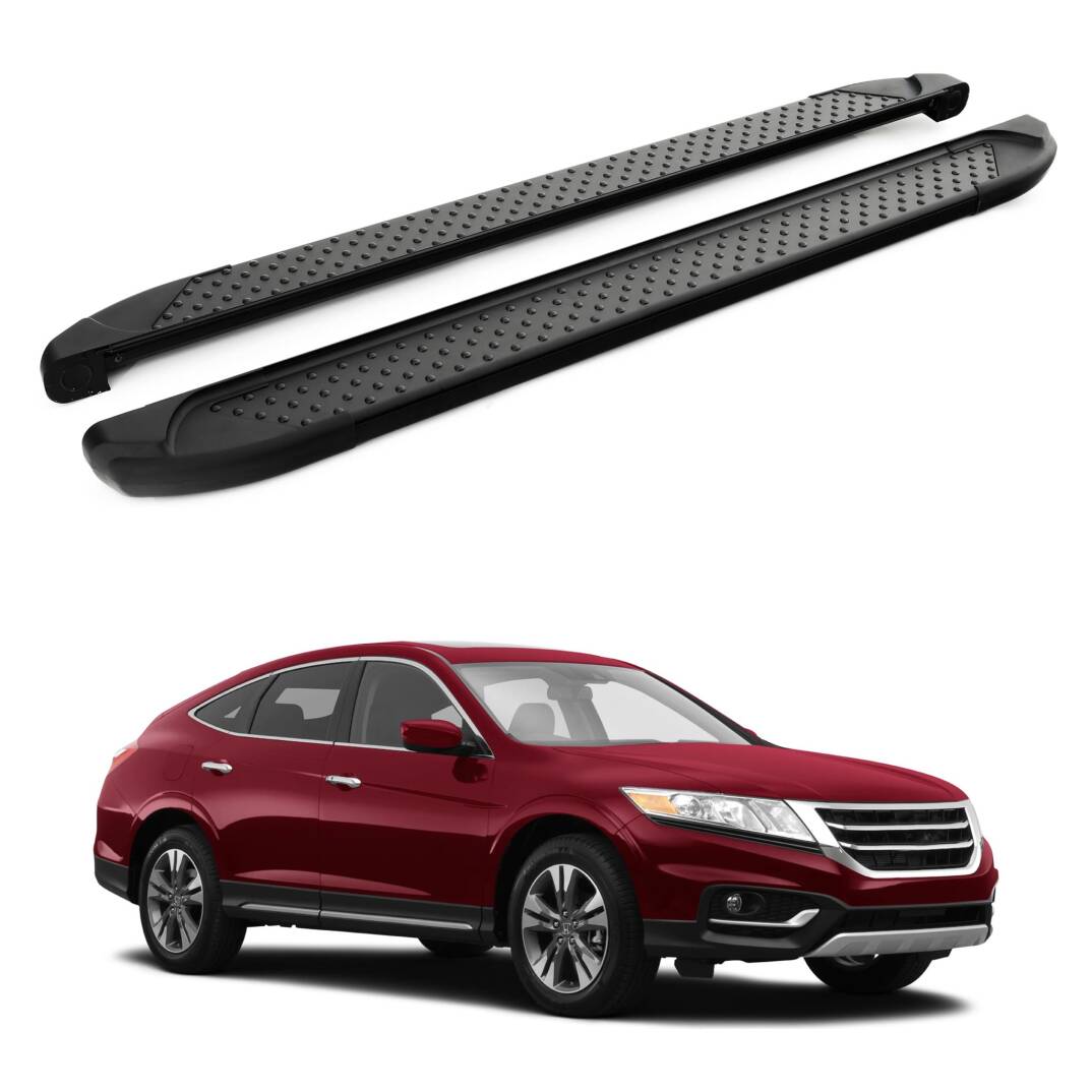 TURTLE Fits Honda Accord Crosstour 2010-2015 Side Step Sapphire V1 Black - 1