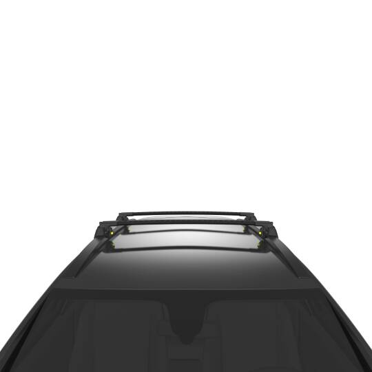 TURTLE Fits Honda Cr-V (Mk2) 2002-2006 Roof Rack Air2 Black - 4