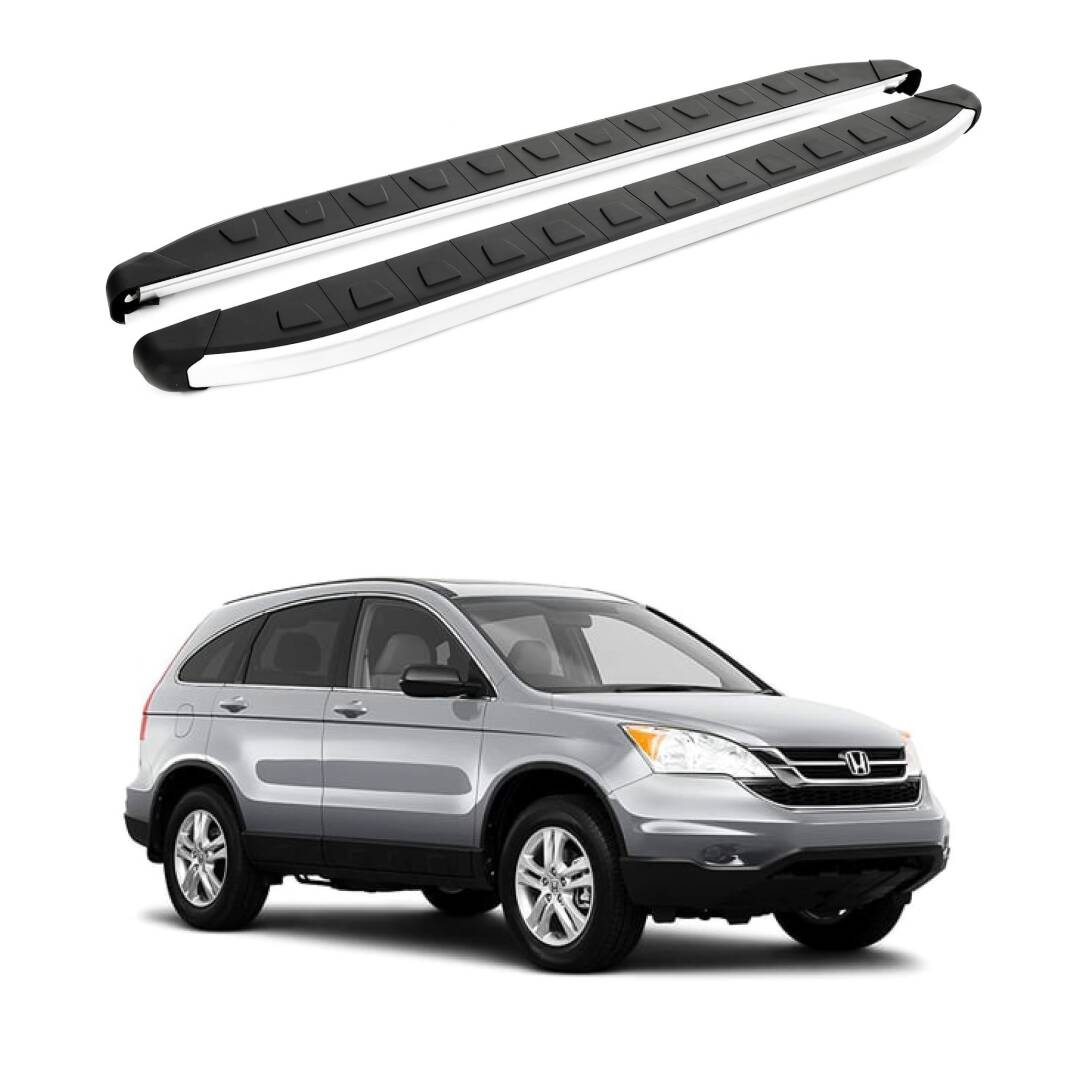 TURTLE Fits Honda Cr-V (Mk3) 2007-2011 Side Step Alyans Silver - 1