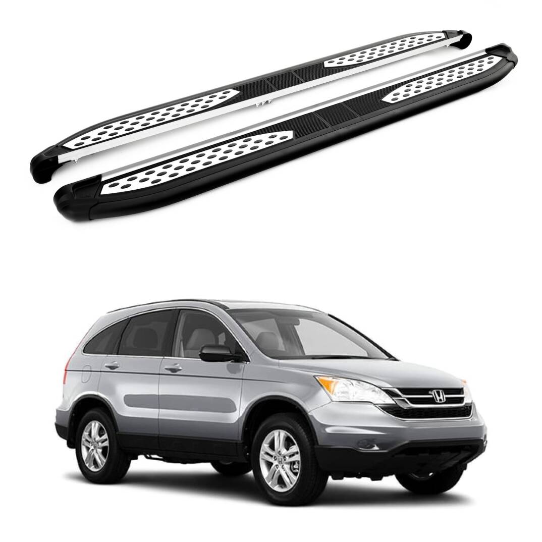 TURTLE Fits Honda Cr-V (Mk3) 2007-2011 Side Step Plus Black - 1