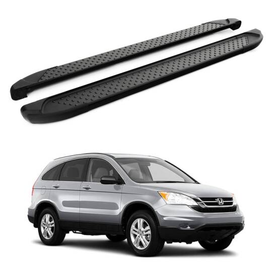 TURTLE Fits Honda Cr-V (Mk3) 2007-2011 Side Step Sapphire V1 Black