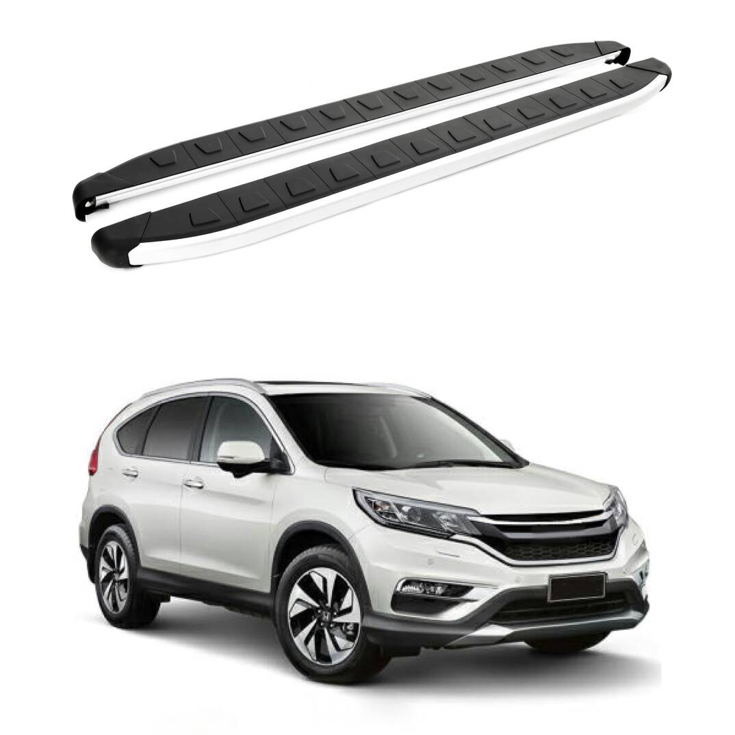 TURTLE Fits Honda Cr-V (Mk4) [Eu] 2012-2018 Side Step Alyans Silver - 1