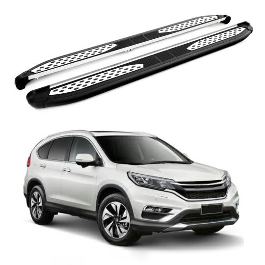 TURTLE Fits Honda Cr-V (Mk4) [Eu] 2012-2018 Side Step Plus Black