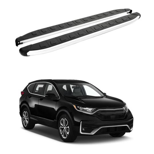 TURTLE Fits Honda Cr-V (Mk5) [Eu] 2019-2025 Side Step Alyans Silver