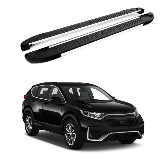 TURTLE Fits Honda Cr-V (Mk5) [Eu] 2019-2025 Side Step Another Silver