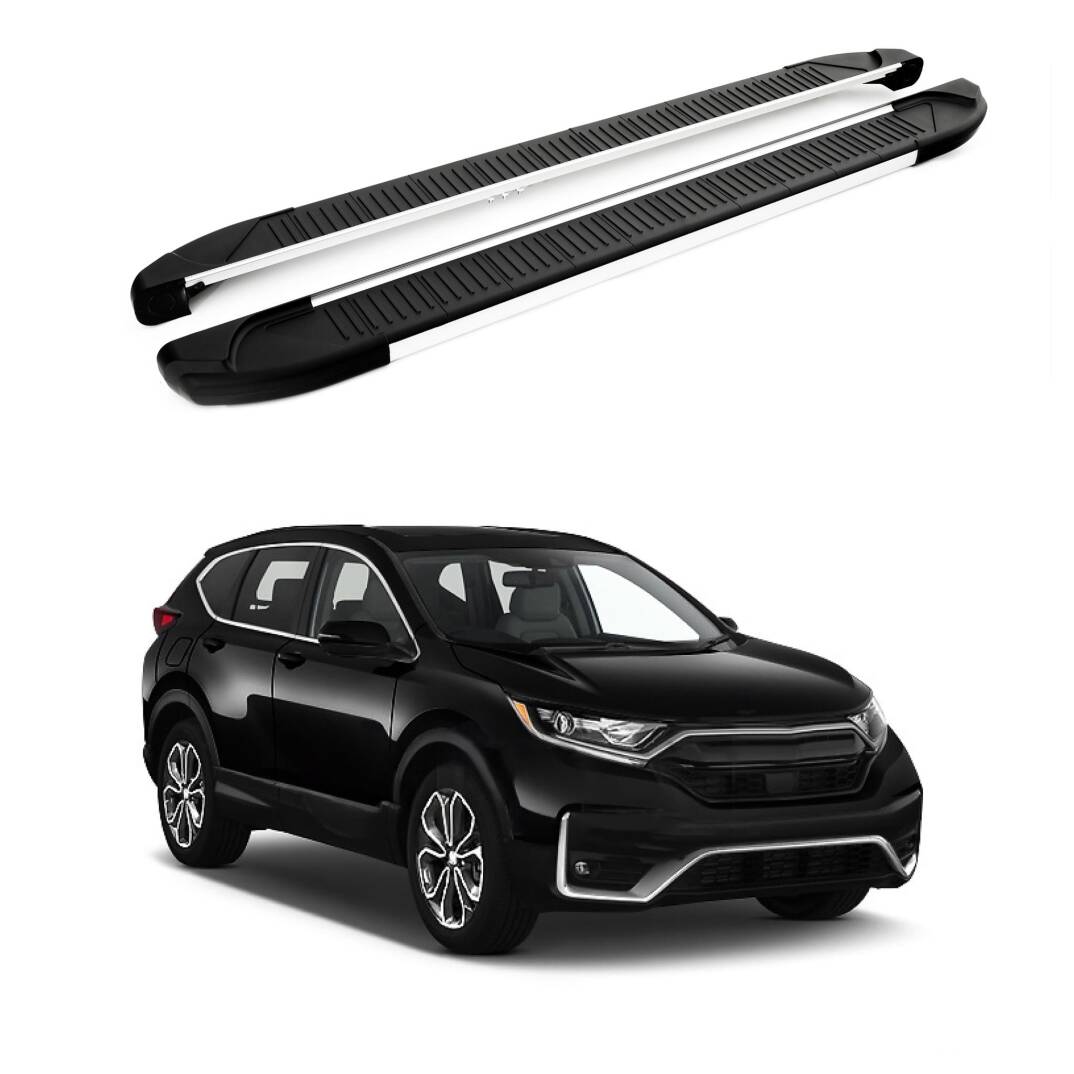TURTLE Fits Honda Cr-V (Mk5) [Eu] 2019-2025 Side Step Another Silver - 1