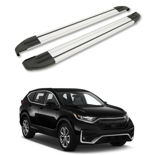 TURTLE Fits Honda Cr-V (Mk5) [Eu] 2019-2025 Side Step Brillant Silver