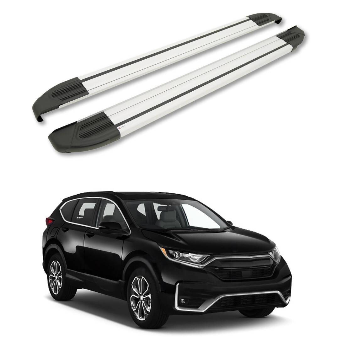 TURTLE Fits Honda Cr-V (Mk5) [Eu] 2019-2025 Side Step Brillant Silver - 1