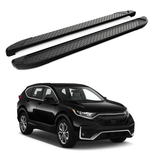 TURTLE Fits Honda Cr-V (Mk5) [Eu] 2019-2025 Side Step Sapphire V1 Black