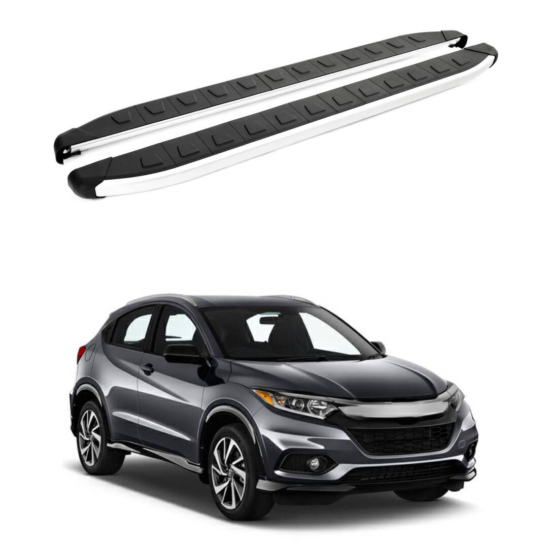 TURTLE Fits Honda Hr-V (Mk2) 2014-2020 Side Step Alyans Silver - 1