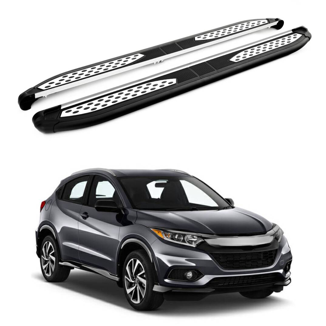 TURTLE Fits Honda Hr-V (Mk2) 2014-2020 Side Step Plus Black - 1