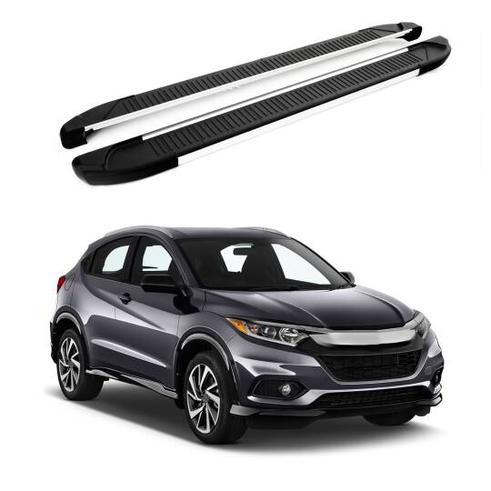 TURTLE Fits Honda Hr-V (Mk3) 2021-2025 Side Step Another Silver