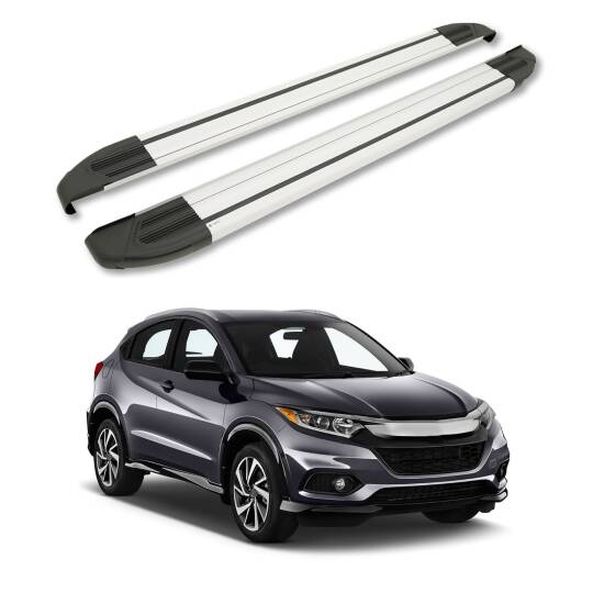 TURTLE Fits Honda Hr-V (Mk3) 2021-2025 Side Step Brillant Silver