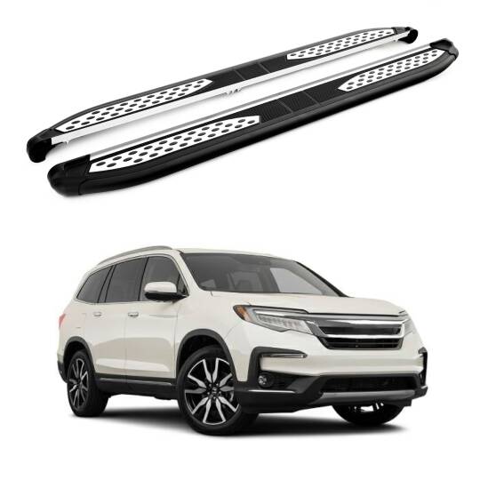 TURTLE Fits Honda Pilot 2016-2025 Side Step Plus Black