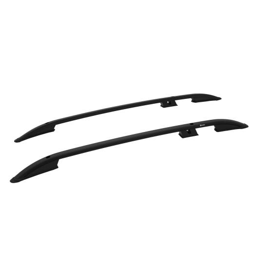 TURTLE Fits Hyundai Ix-25 (Gs) 2015-2020 Roof Rail Crown Black - 1